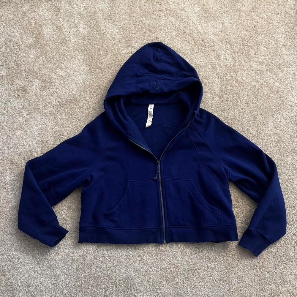 Lululemon Scuba Oversized Full Zip Hoodie in Larkspur Size XL/XXL
